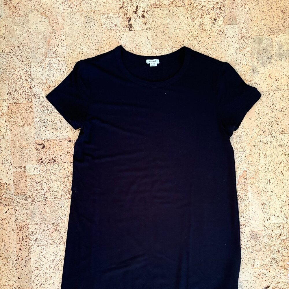 Garage Black T-Shirt Dress